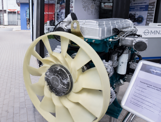 MMZ showcased a new 14.2-liter turbodiesel with up to 550 hp