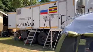Laboratorio basado en KamAZ en África reubicado a la frontera con el Congo para combatir el Ébola