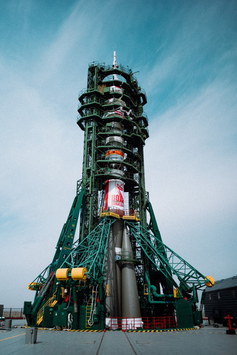 Фото с запуска ракеты-носителя «Союз-2.1а». Объектив — «Зенитар» 1/50