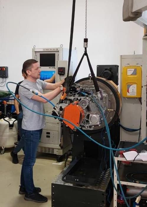 Prototipo de caja de cambios robotizada de «CF-Kama»