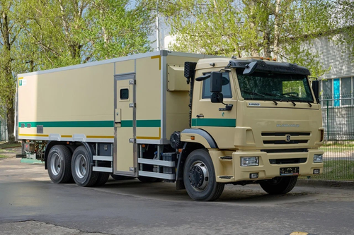 Бронированный грузовой автомобиль на шасси КамАЗ-65115
