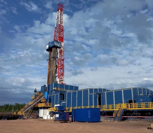 Well drilling at the Bolshetirskoye license area