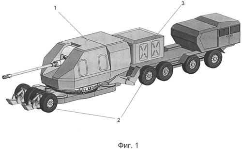Diagram of the artillery system by engineers of JSC "Mashinostroitelny Zavod "Arsenal""