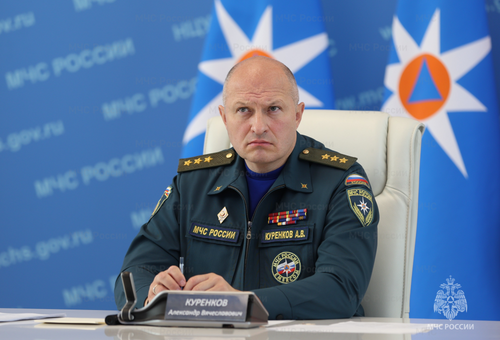 Head of the Russian Ministry of Emergency Situations Alexander Kurenkov
