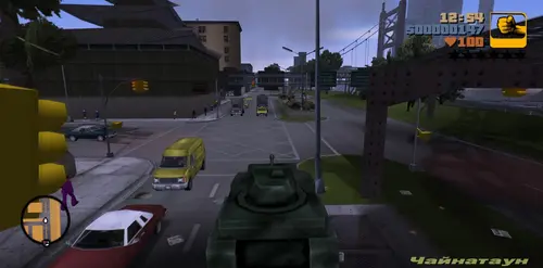 Captura de pantalla del juego GTA III