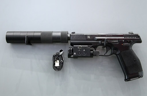 ПЛ-15 с глушителем