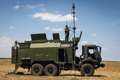 Станция помех Р-934БМВ из состава комплекса Борисоглебск-2