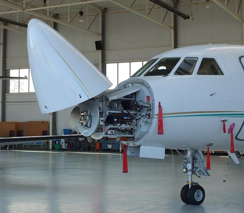 Example of an airborne radar