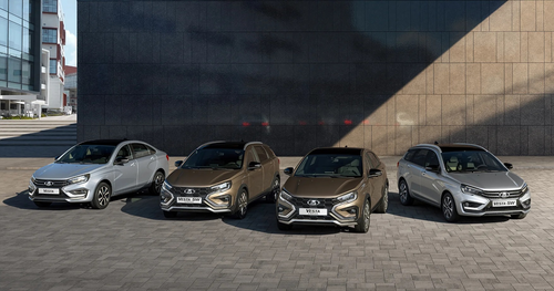 Линейка автомобилей Lada Vesta