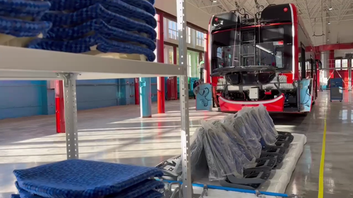 Production of "Sinara-6254" trolleybuses in Saransk