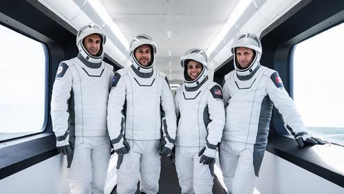 Crew-13 mission crew (Roscosmos cosmonaut Sergey Teteryatnikov — far left)
