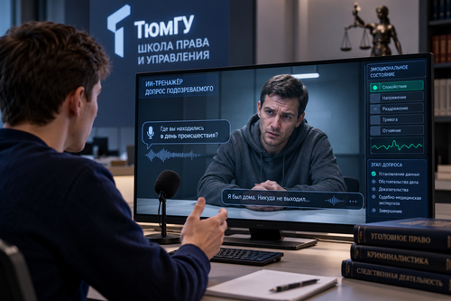 В ТюмГУ создали ИИ-тренажёр для допроса подозреваемых