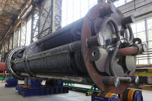 Production workshop at the "Krasny Kotelshchik" plant