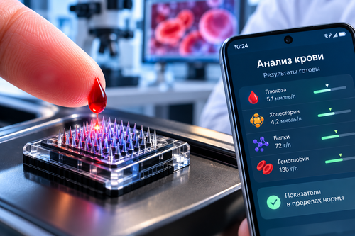 Blood analysis chip made so compact it can be connected to a smartphone