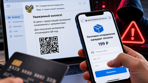 Los estafadores vuelven a enviar correos electrónicos en nombre de los departamentos con códigos QR para el pago