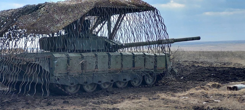 T-72B3M with curly protection