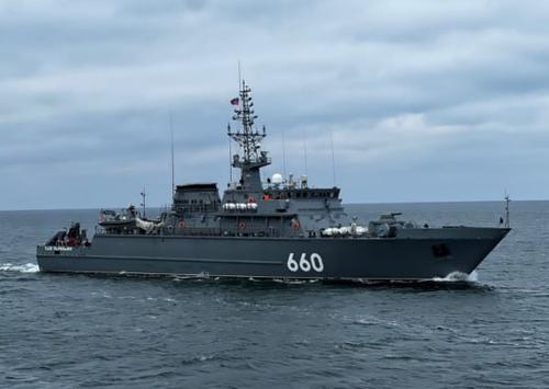 Морской тральщик «Лев Чернавин» проекта 12700 «Александрит»&nbsp;