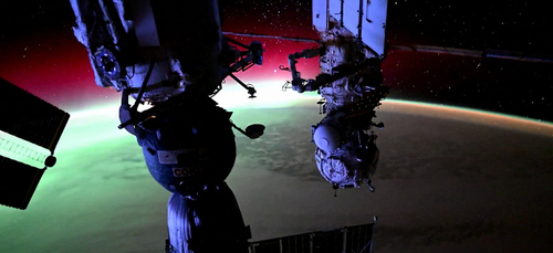 Aurora Borealis from the ISS