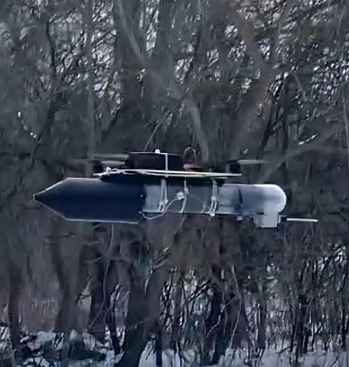UAV con proyectil RPO-A "Shmel"