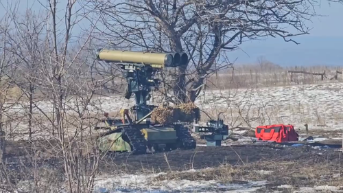Hunter fire module on the Varan robotic platform