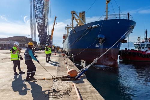 Recepción del centésimo buque en la terminal "Vostochny"