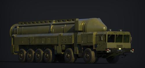 Предполагаемая пусковая установка ракетного комплекса «Орешник»