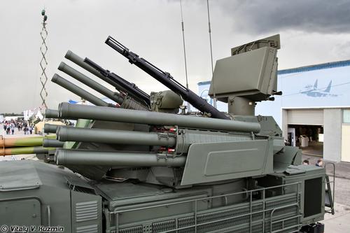 ZRPK 96K6 "Pantsir-S1" on a wheeled chassis