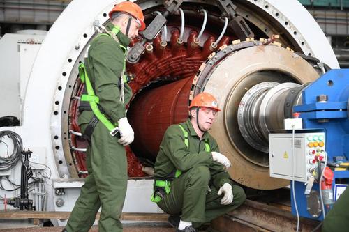 Reparación en la central nuclear de Beloyarsk
