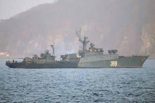 Small anti-submarine ship of project 1124 "Albatross"
