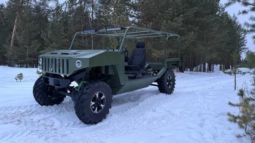 The newest all-terrain vehicle "Mongoose" based on "Sobol"