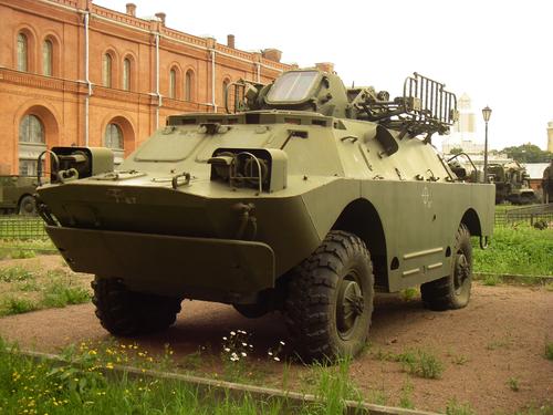 Combat vehicle 9A31 with 9M31 missiles of the 9K31 Strela-1 anti-aircraft missile system