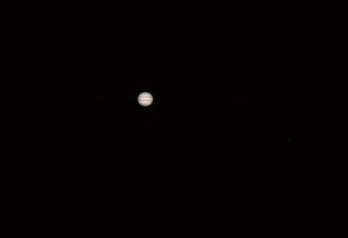 view of Jupiter from the ISS