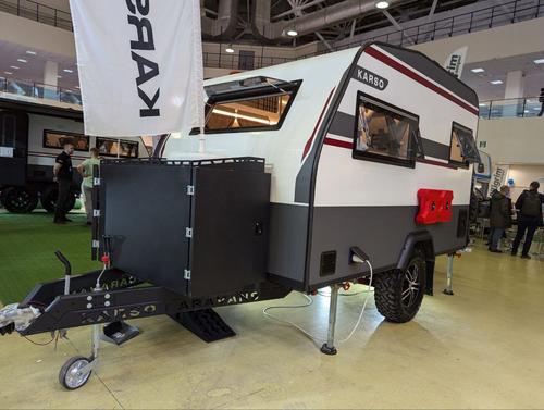Remolque habitable KS36, vista exterior