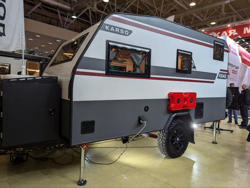 Remolque habitable KS42, vista exterior 