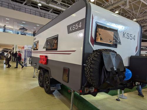 Remolque habitable KS54, vista exterior