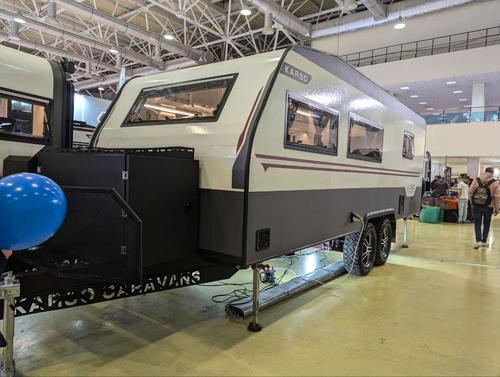 Remolque habitable KS66, vista exterior