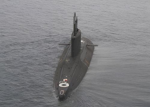 One of the submarines of project 636.3 "Varshavyanka"