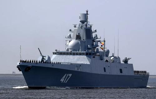 Фрегат «Адмирал Горшков» в Атлантическом океане