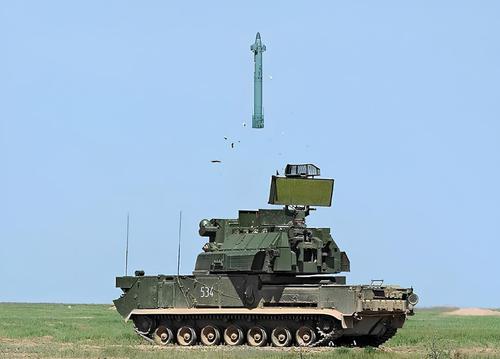 launch of the Tor-M2 air defense missile system