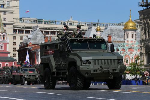 "Tifón-K" (K-53949) en el desfile del Día de la Victoria en Moscú. Foto: mil.ru<br>