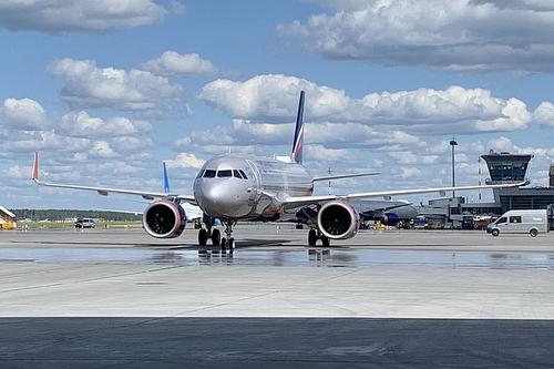 Airbus A320neo de la aerolínea Aeroflot