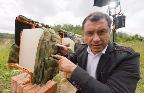 Body armor tests 