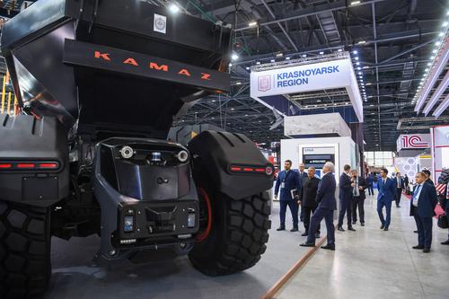 The presentation of the dump truck at the fields of "Innoprom. Kazakhstan" was successful.<br>