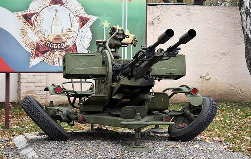 The Soviet ZU-23M2 anti-aircraft gun became the basis for the development.