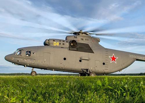 Mi-26T2V first appeared at an exhibition in 2018.