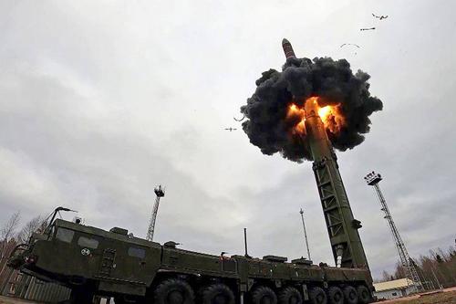 Launch of a ballistic missile