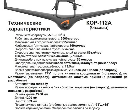 Características del Kor-112