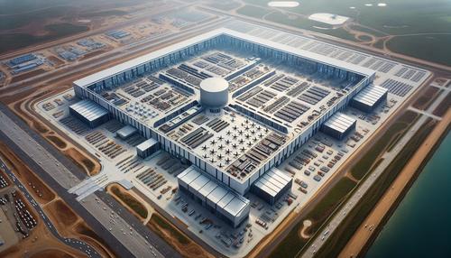 The presentation shows that the Federal Center for Unmanned Aircraft Systems currently has 120,000 sq. m. built up, and by 2027 its territory will grow to 800,000 sq. m.