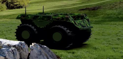 Autonomous ground vehicle "Turtle". Archive photo