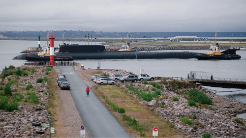 Nuclear submarine missile cruiser "Smolensk" of Project 949A
